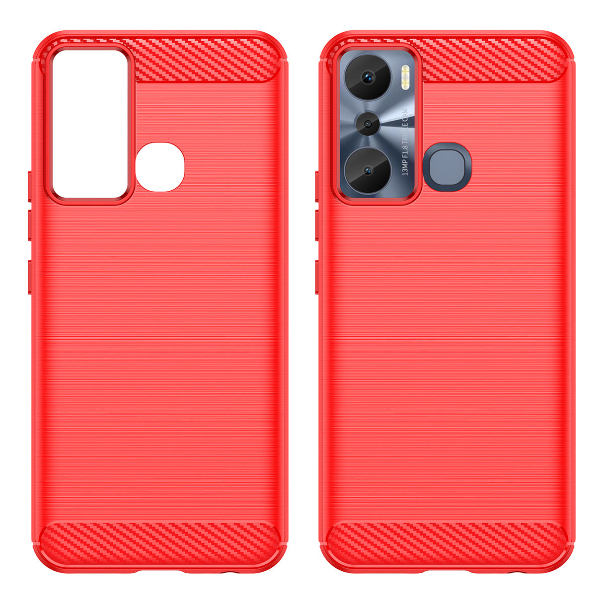 For Infinix Hot 20i 4G Carbon Fiber Texture Phone Case Soft TPU Brushed Surface Anti-Fingerprint Cover For Infinix Hot 20i 4G Carbon Fiber Texture Phone Case Soft TPU Brushed Surface Anti-Fingerprint Cover